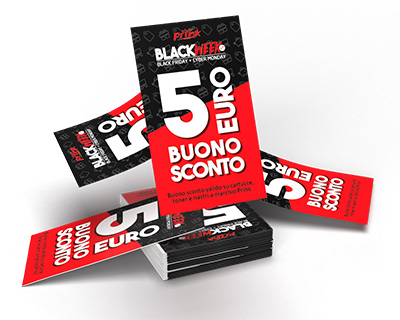 black friday cyber monday buoni sconto cartucce toner Prink